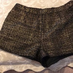 Ladies glitter runway fashion shorts